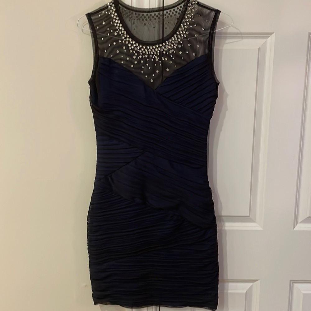 BCBG rhinestone party dress